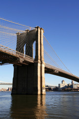 NYC -  Brooklyn bridge, view from Manhattan