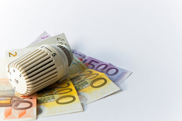 Thermostat, Heizkosten, Banknoten