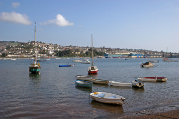 boats on River Teign
