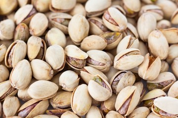 closeup of pistachios