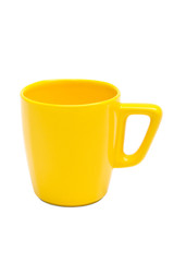 yellow coffee mug