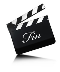 Naklejka premium CLAP-FIN