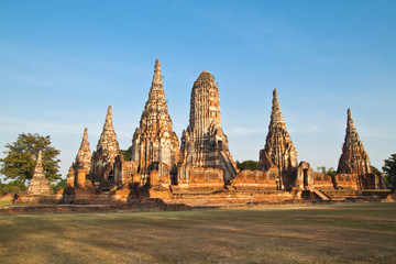 Fototapeta premium Ancient pagoda-Ayutthaya Thailand