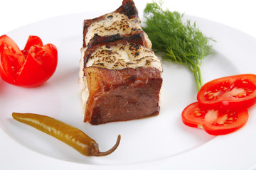 roast fillet in cheese