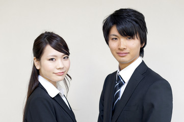 a portrait of young business person