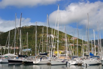 Yachts in Tortola