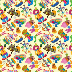 Obraz premium seamless playground pattern