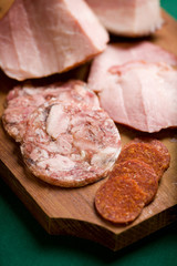 Assortment of meat appetizers