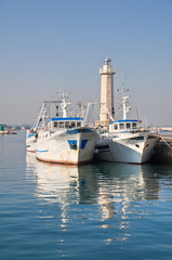 View of Molfetta seaport. Apulia. © Mi.Ti.