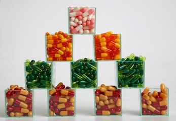 A lot of medical pills