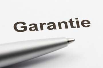 Garantie