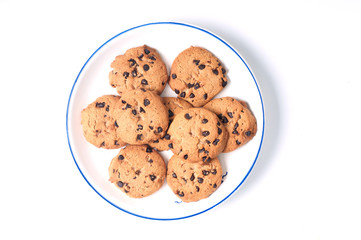 Cookies on plate