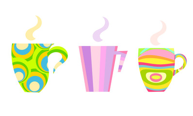 Colorful mugs