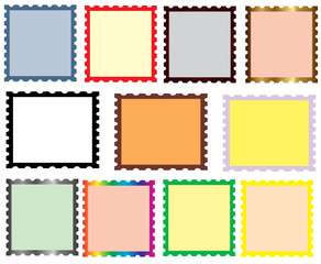 Vectorset Briefmarken