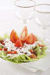 Fresh vegetable salad