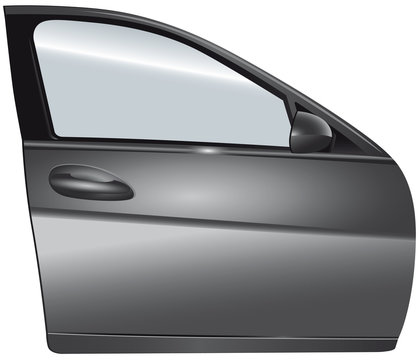 Portiera auto argento