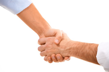 Man’s handshake