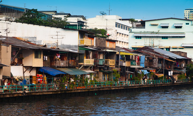 Fototapeta na wymiar Bangkok homes