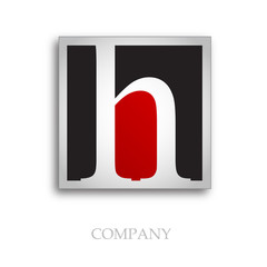 Logo initial letter H # Vector