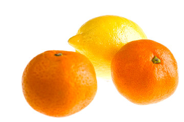 lemon and tangerines