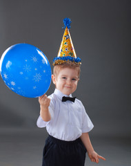 Fototapeta premium boy celebrating the birthday