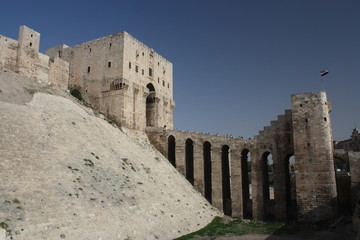 Fototapeta na wymiar Cytadela w Aleppo