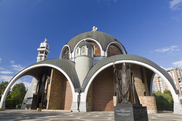 Saint clement orthodox church, Skopje Macedonia - obrazy, fototapety, plakaty
