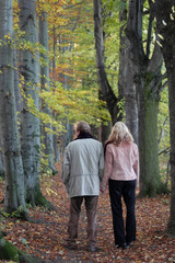 Fototapeta premium Herbstspaziergang