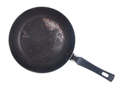 Dirty frying pan