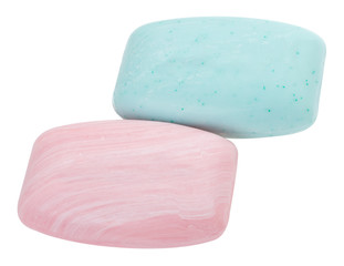 two bars of toilet soap