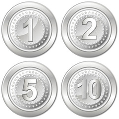 silver coins