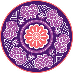 Traditional round lace