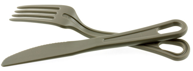 fourchette et couteau de pique-nique
