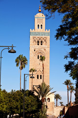 Fototapeta na wymiar Koutoubia Moschee von Marrakesch 492