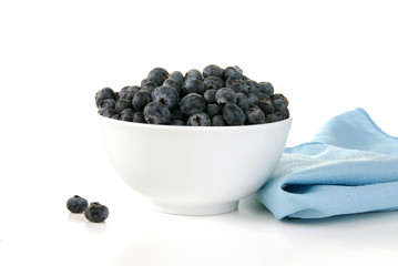 Bowl of blueberries