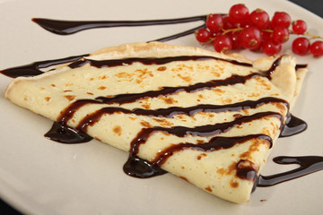 crêpe au chocolate