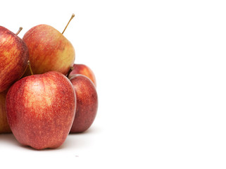 apples and empty space for your text