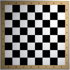 Chessboard 3d render