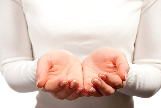 Woman's Cupped Hands