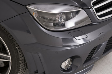 car headlight details