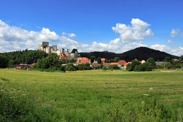 Czech Republic - Summer landscape Castle Ruins Rabí