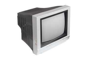 TV on white background