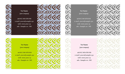 Business Cards Set