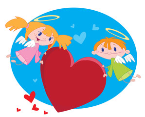 angels and hearts