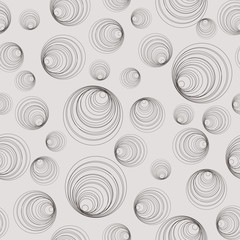 Fototapeta na wymiar Retro pattern seamless with abstract circles