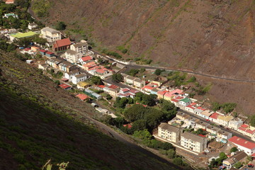 Fototapeta premium Upper Jamestown on St Helena Island South Atlantic
