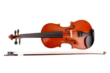 Geige mit Bigen frontal