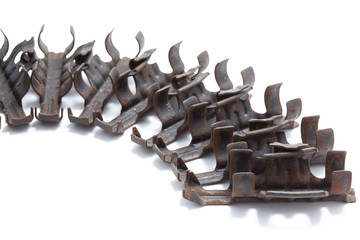 Пулемётная лента, фрагмент.