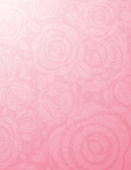 background with many pink roses