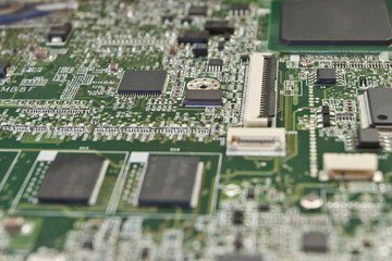 printed circuit board for electronic components
